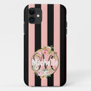 Search for flowers and stripes iphone cases Pink