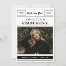 Search for newspaper graduation invitations announcements Vintage