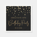 Search for 18th birthday napkins Glitter