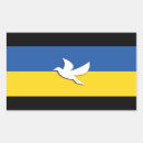 Search for peace rectangle stickers Yellow