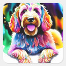 Search for happy dog stickers Colourful