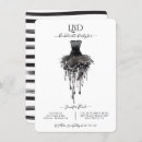 Search for little black dress invitations Simple