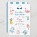 Search for splish splash invitations Girl