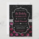 Search for lips invitations Black