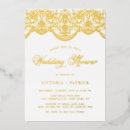 Search for gold foil pressed wedding invitations Botanical
