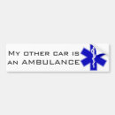 Search for ambulance bumper stickers Emt