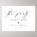 Search for black and white wedding signs Welcome