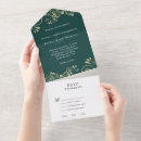 Search for elegant emerald green wedding invitations Stylish