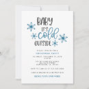 Search for baby christmas invitations Baby it's cold outside