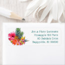 Search for hawaiian flower return address labels Frangipani