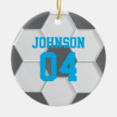 Search for soccer christmas tree decorations Blue