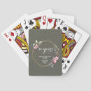 Search for 50th wedding anniversary playing cards Floral