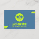 Search for pickleball paddle business cards Instructor