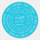Search for love is patient stickers Love never fails