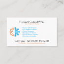 Search for air conditioning business cards Climate control