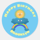 Search for happy clouds stickers Sun