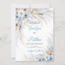 Search for desert rose wedding invitations Pampas grass
