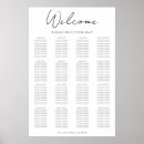 Search for photo wedding seating charts Minimalist