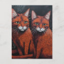 Search for orange black white postcards Feline