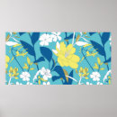 Search for white flower pattern posters Bouquet