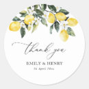 Search for lemon wedding stickers Watercolor floral
