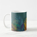 Search for palm leaves mugs Illustration
