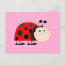 Search for cute cartoon ladybug postcards Animals