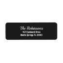 Search for last name return address labels Typography
