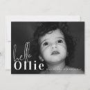 Search for date birth announcement cards Minimalist