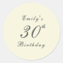Search for 30th stickers 30th birthday party