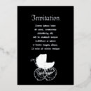 Search for goth baby invitations Dark