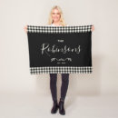 Search for family blankets Black and white