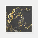 Search for musical notes napkins Elegant