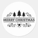 Search for black white christmas trees stickers Winter