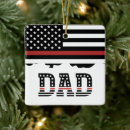 Search for volunteer firefighter christmas tree decorations Thin red line