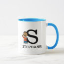 Search for s monogram mugs Charlie brown