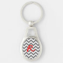 Search for grey chevron key rings Girly