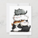 Search for whimsical cat illustration postcards Cats