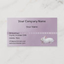 Search for rabbit business cards Purple