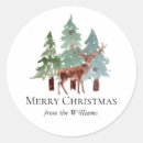 Search for snowy pines stickers Merry christmas