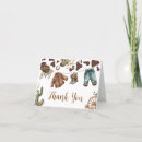 Search for cowboy baby shower thank you cards Rodeo