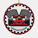Search for sports car christmas tree decorations Chequered flag