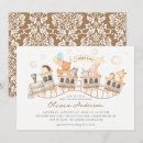 Search for owl pattern cards invites Woodland animals