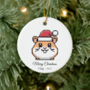 Search for hamster christmas tree decorations Kawaii