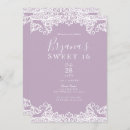Search for white lace invitations Pink