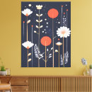 Search for abstract floral design canvas prints Colourful