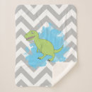 Search for green dinosaur blankets Watercolor