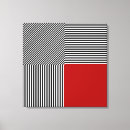 Search for red square canvas prints Geometric