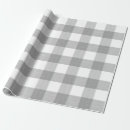 Search for grey plaid wrapping paper Gingham