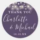 Search for light purple wedding stickers Minimalist